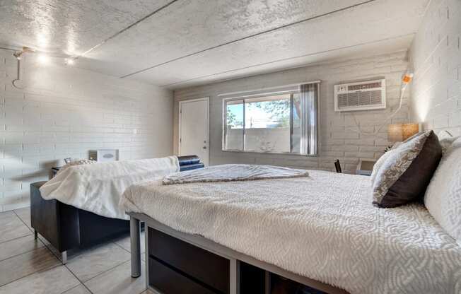 Bedroom at University Manor Apartments in Tucson, AZ