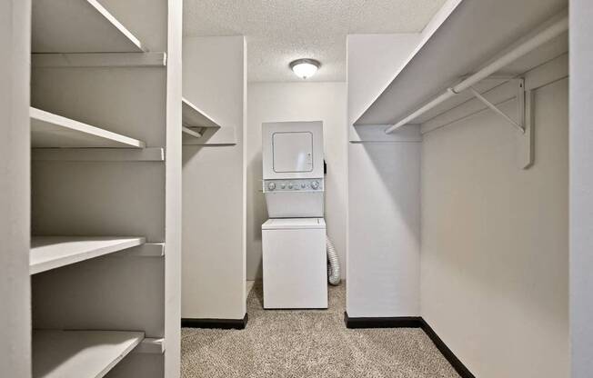 Large Closet with Washer and Dryer at Artesian East Village
