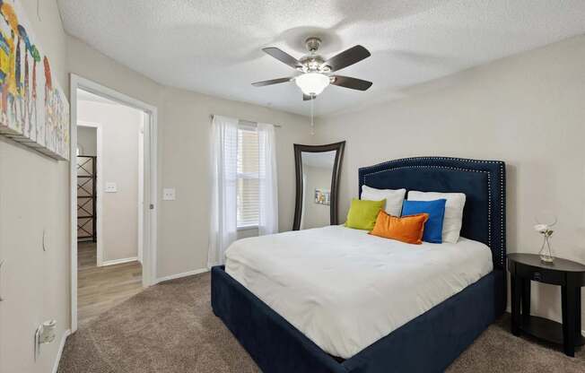 Bedroom with Plush Carpeting