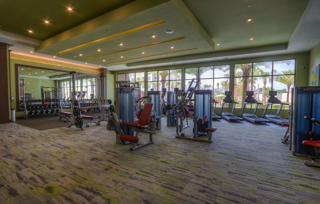 Fitness Center at The Strand Apartments in Oviedo, FL