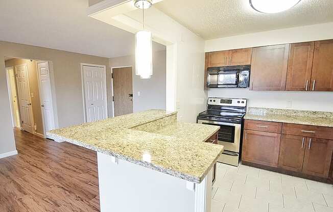 Renovation Kitchen at Westwood Meadows - SP Westlake 27825 Detroit Apartments, Integrity Realty LLC, Ohio