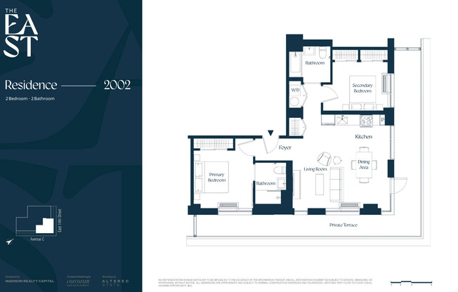 2 beds, 2 baths, $10,200, Unit 2002