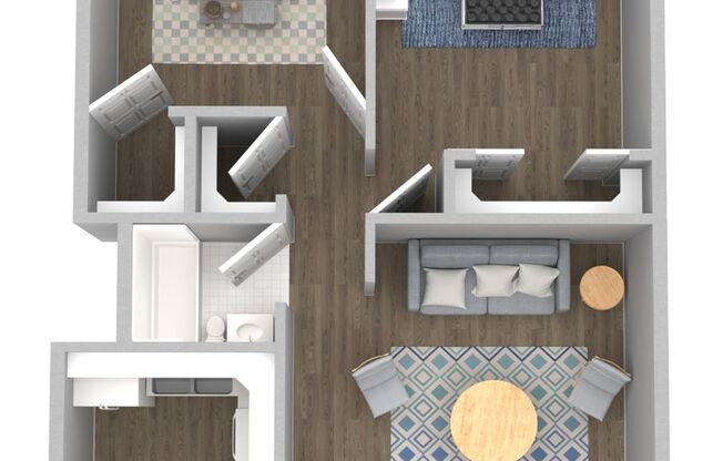 The Jefferson | 2-Bedroom with Balcony
