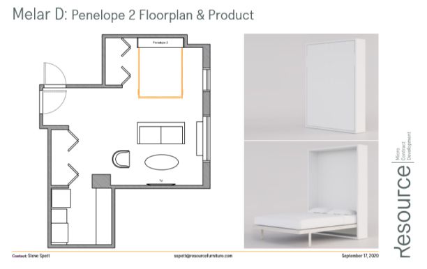 Studio, 1 bath, 469 sqft, $4,475, Unit 18-F