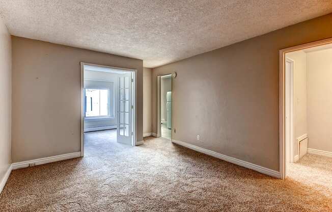 Living room at Fountainhead Apartments, Denver, CO