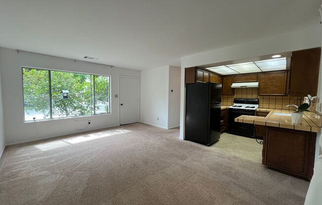 Pet friendly 2+1 w/private yard + in-unit laundry!