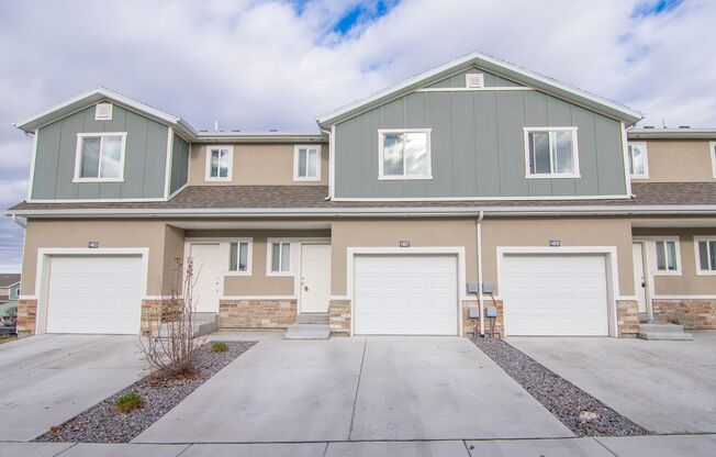 Spacious, 2-Story Townhomes w/Basement in The Boulders in Herriman