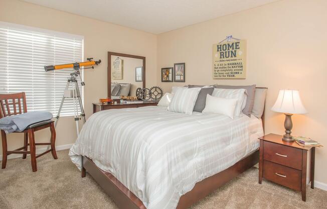 CARPETED BEDROOM FLOORS