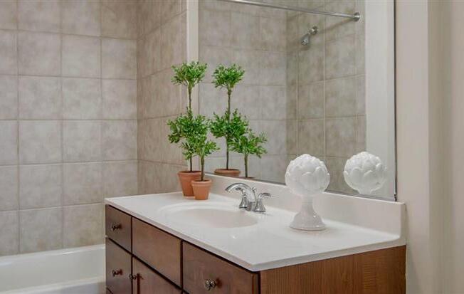 Bathroom at Bennett Park Apartments, Arlington, Virginia