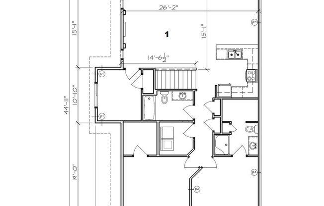 2 beds, 2 baths, 1,270 sqft, $1,819, Unit 1282-01