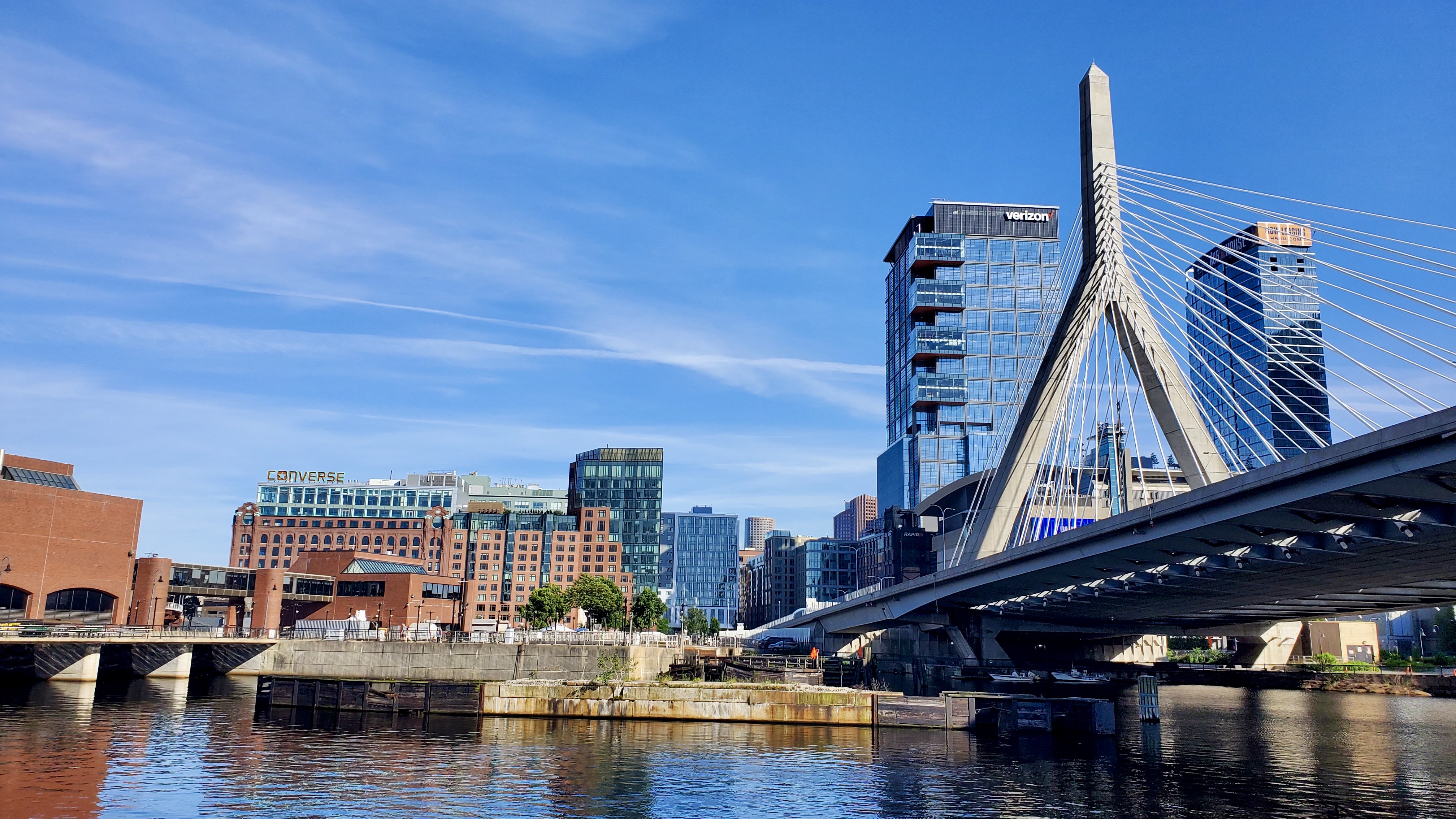 Lovejoy Wharf and the Zakim Bridge 