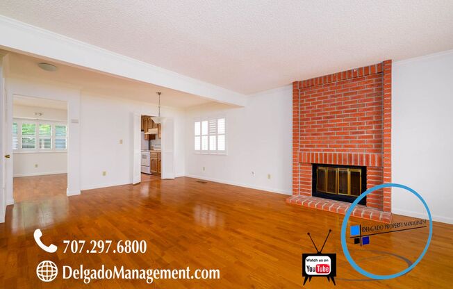 East Vallejo! Beautiful four bedroom, three baths available now!