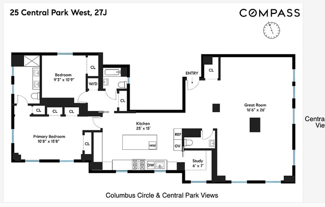 2 beds, 2.5 baths, 1,686 sqft, $20,000, Unit 27J