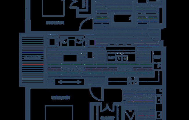 2 beds, 2 baths, 1,073 sqft, $1,950, Unit 2204