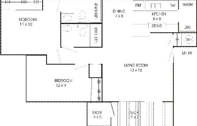2 beds, 2 baths, 881 sqft, $1,710, Unit 137