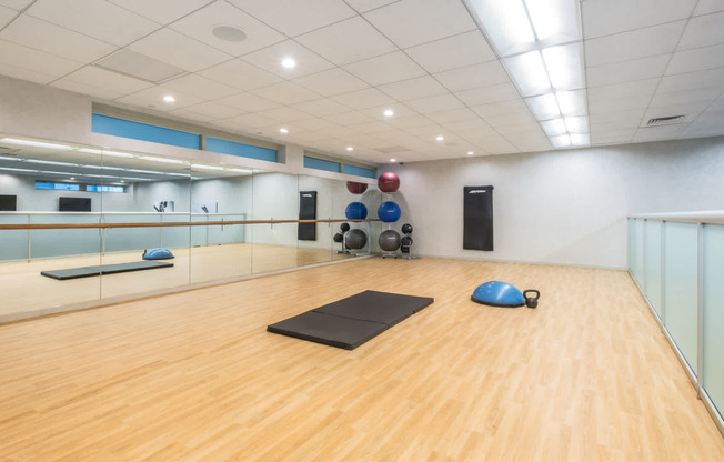24-Hour Fitness Center with Yoga Studio