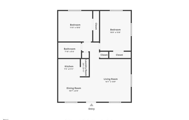 2 beds, 1 bath, 775 sqft, $1,999, Unit 522