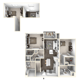 2 beds, 2 baths, 1,216 sqft, $4,885