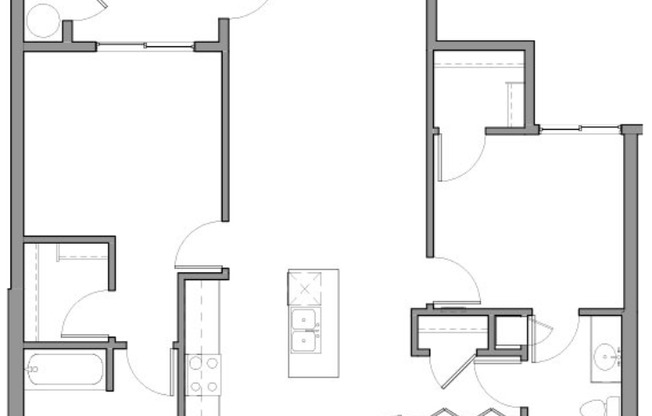 2 beds, 2 baths, 1,045 sqft, $1,911