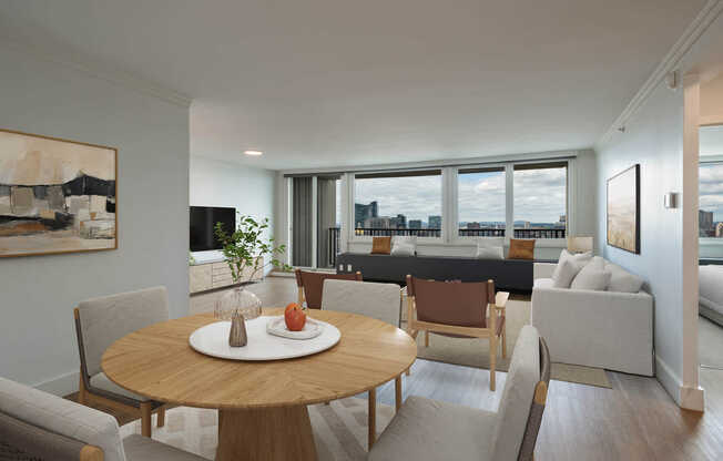 Living Room with Hard Surface Flooring