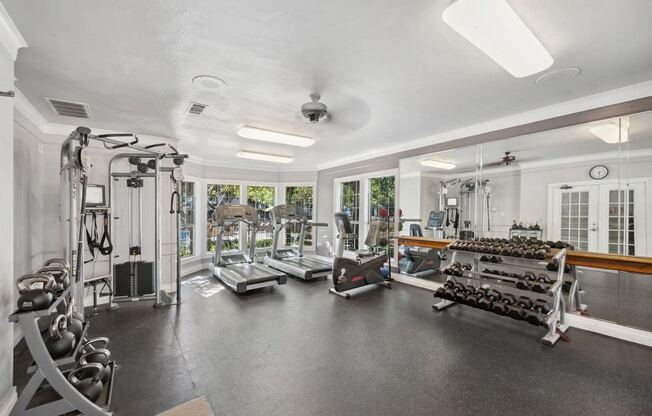 fitness center at Sedona Springs in Austin