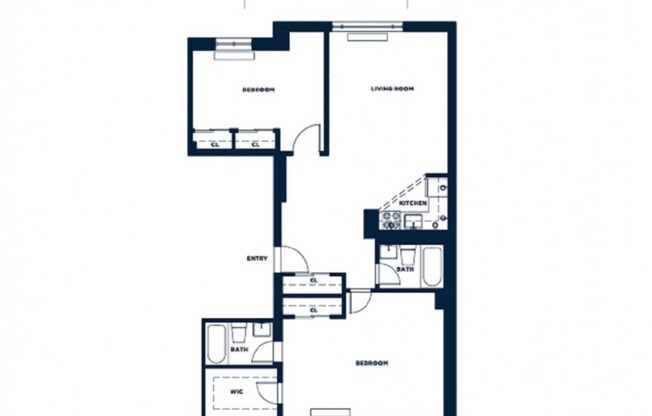 2 beds, 2 baths, $5,491, Unit 10-B