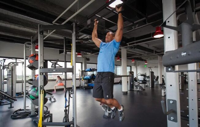 State of the art fitness center at Archer Tower in Denver, CO