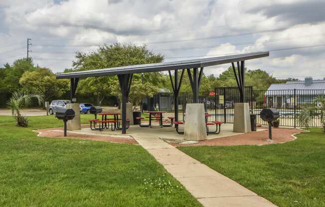 Grilling Stations and Pavilion