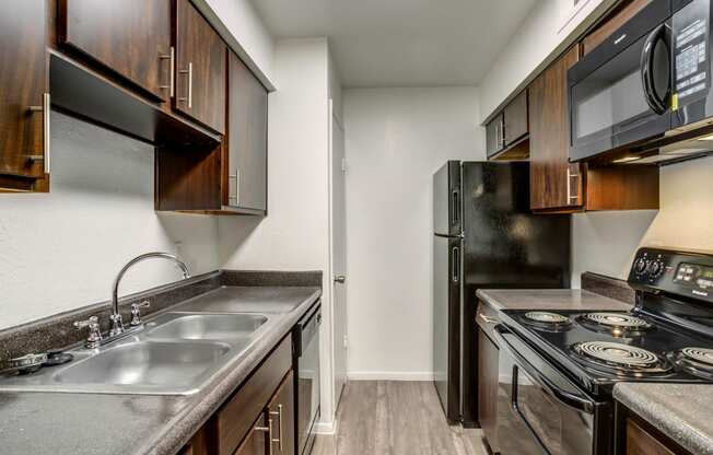 Fully Equipped Kitchen at The Reserve at City Center North, Texas