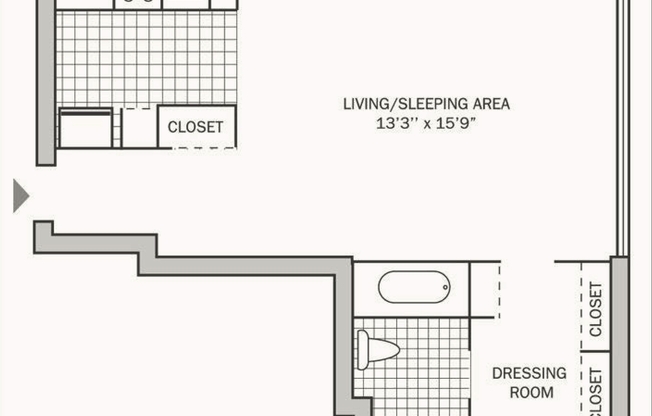 Studio, 1 bath, 450 sqft, $920