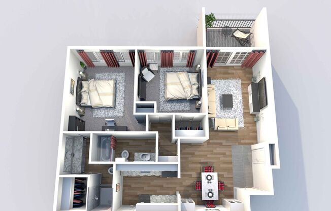 Spacious 2 bedroom unit