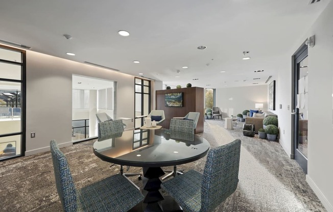 Lounge for Residents at Aurora Apartments, North Bethesda, Maryland