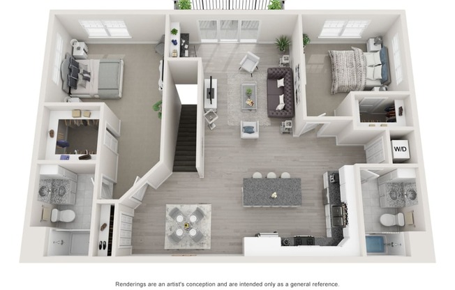 the outlook floor plan of 455 sq ft