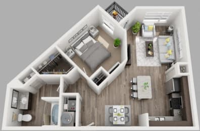 1 bed, 1 bath, 762 sqft, $1,350