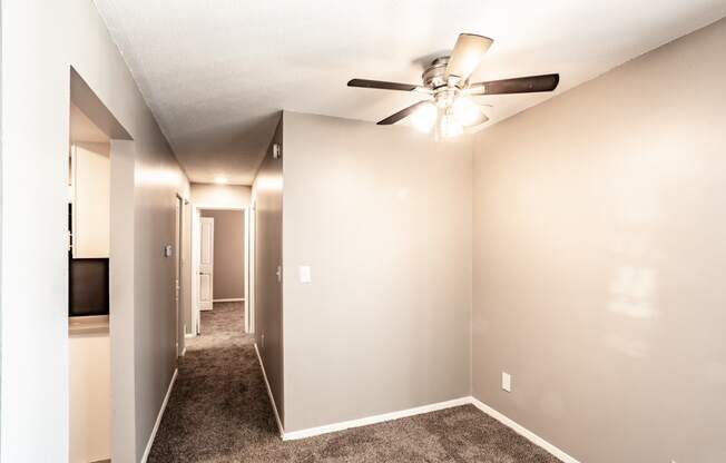 Interior Hallway inside unit