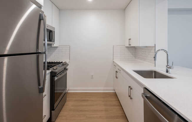 Kitchen with Stainless Steel Appliances