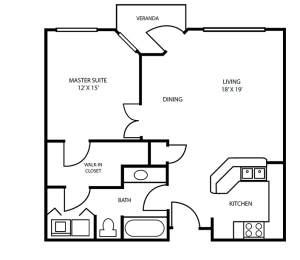 1 bed, 1 bath, 745 sqft, $1,771