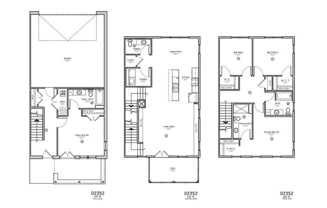 4 beds, 3.5 baths, 2,352 sqft, $3,295, Unit 13077 Cornhusker Road Unit 102 D2352 U15 Townhome w/2 Car Attached Garage