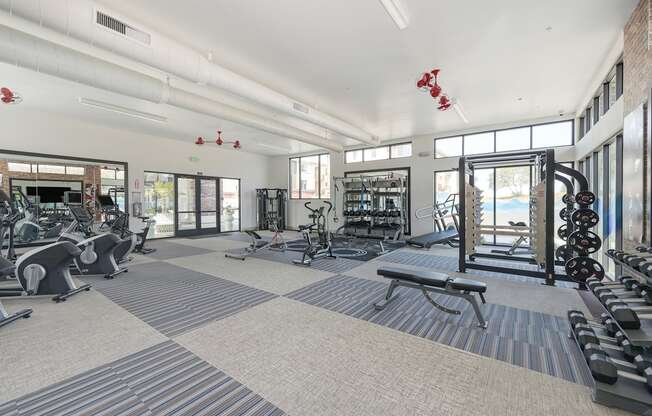 Fitness Center at Sierra Gateway Apartments, Rocklin, CA