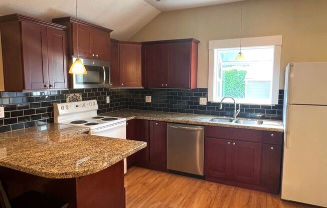 2 Bed/1 Bath Private Remodeled Home in desirable Jennings Lodge Neighborhood.