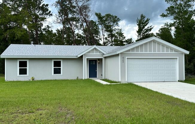 Brand New 3 bedroom / 2 bath / Office / 2 car garage with Solar panels included!