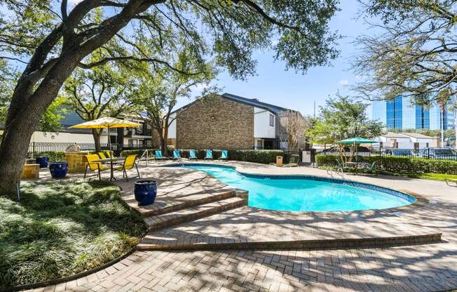 Pool at Davenport Apartments in Dallas, TX