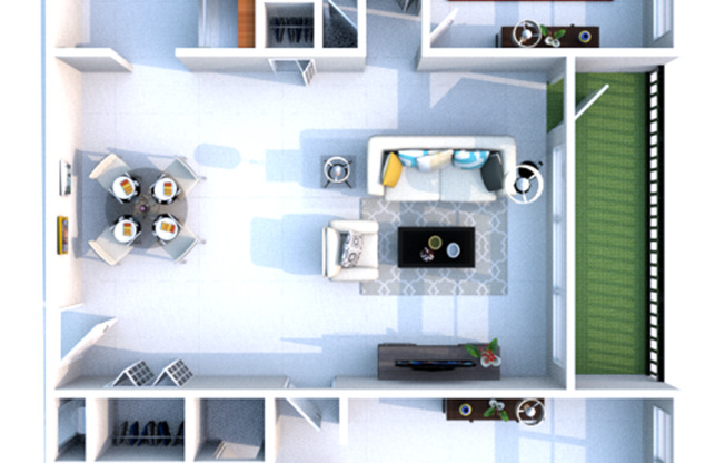 2 beds, 2 baths, 1,110 sqft, $2,300, Unit 211S