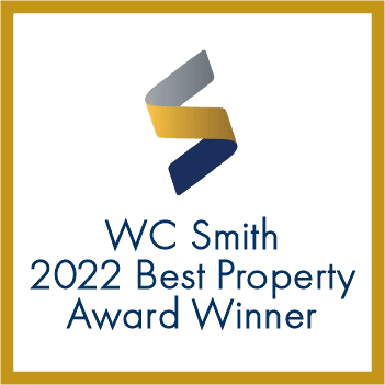 2022 wc smith best property award badge