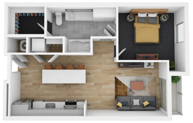 1 bed, 1 bath, 720 sqft, $1,922