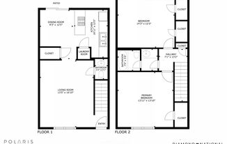 2 beds, 1.5 baths, 1,114 sqft, $1,273, Unit O-01