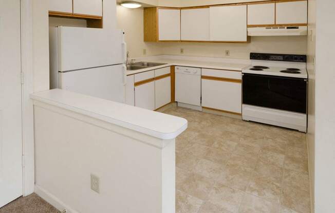 Spacious Kitchen with Pantry Cabinet at Bradford Place Apartments, Lafayette, 47909
