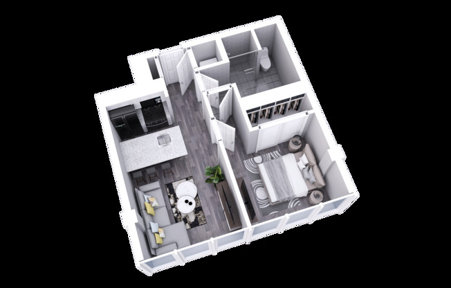 1 bed, 1 bath, 503 sqft, $1,320, Unit 501