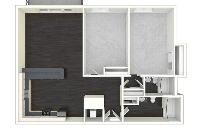 2 beds, 2 baths, 1,200 sqft, $2,860