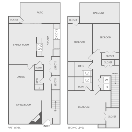 3 beds, 2.5 baths, 1,600 sqft, $2,493